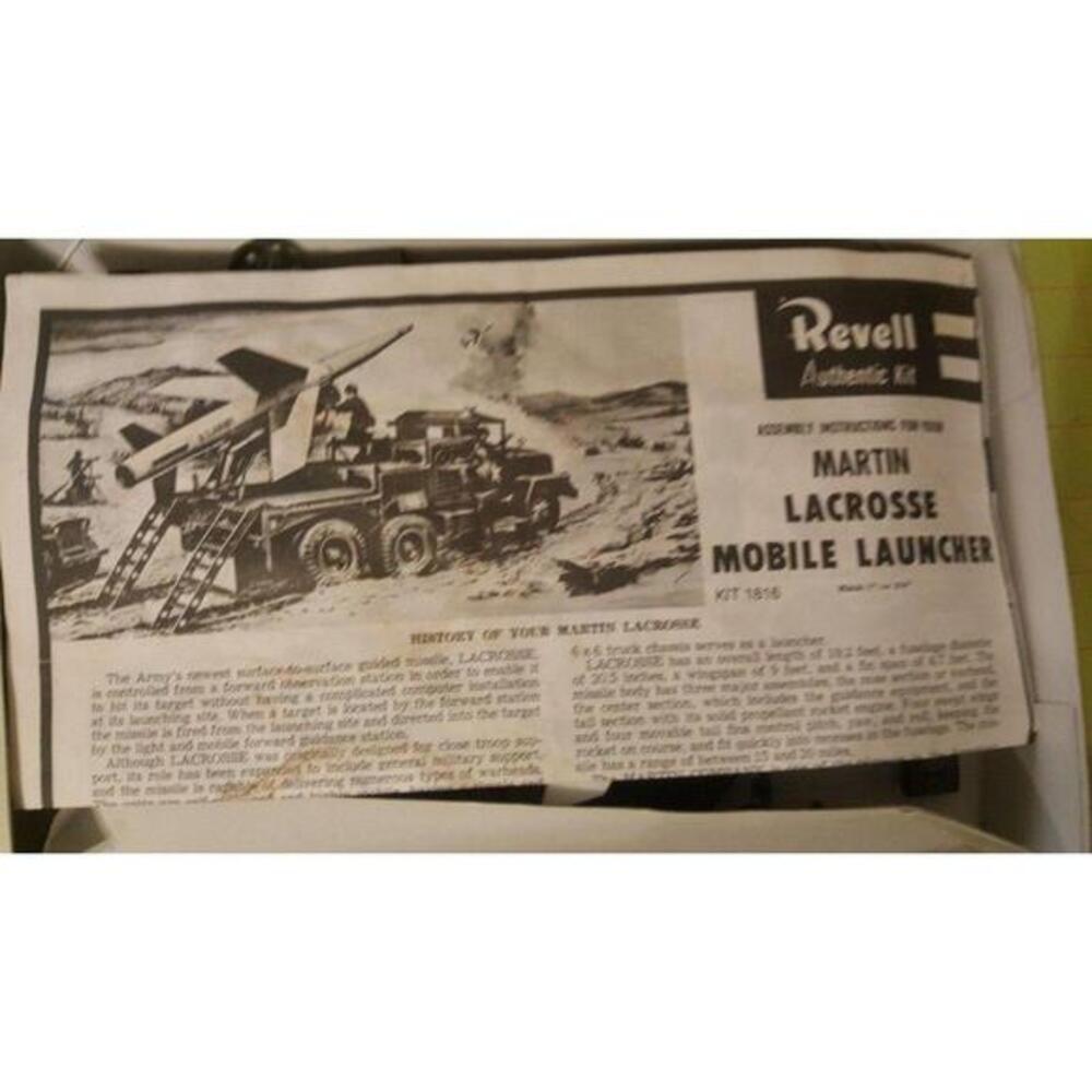 Explore the realm of model building with the 1/40 scale Martin Lacrosse Mobile L